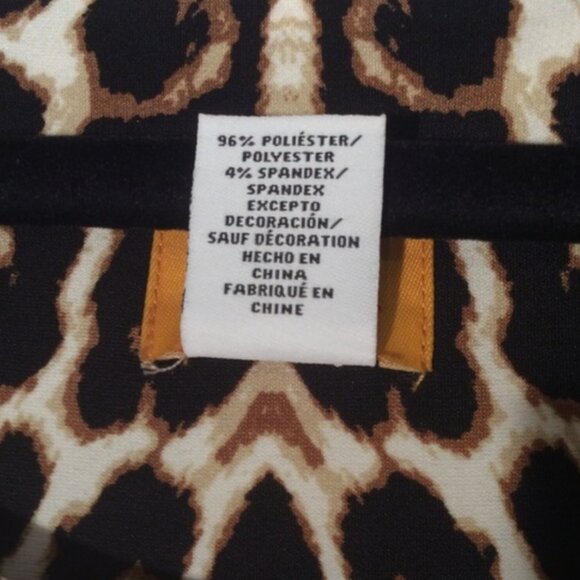 Ruby Rd. Women’s Dress Size 3x Shift Leopard Print - Picture 5 of 6